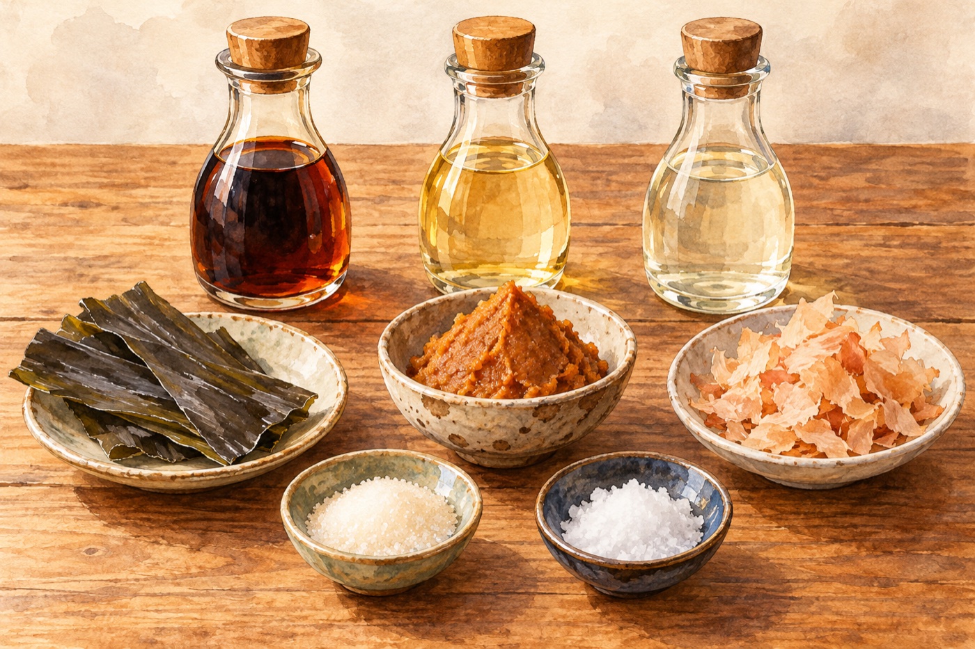 基本の食材と、フランスでの代用品
